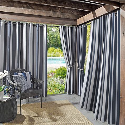Waterproof outdoor curtains - Waterproof Curtains Suitable for Every Indoor & Outdoor Use: These waterproof curtain drapes will ensure that your outdoor spaces and furniture stay protected during rainy or snowy days. They are suitable for both indoor and outdoor spaces such as living room, bedroom, balcony, patio, front porch, gazebo, cabana and more.